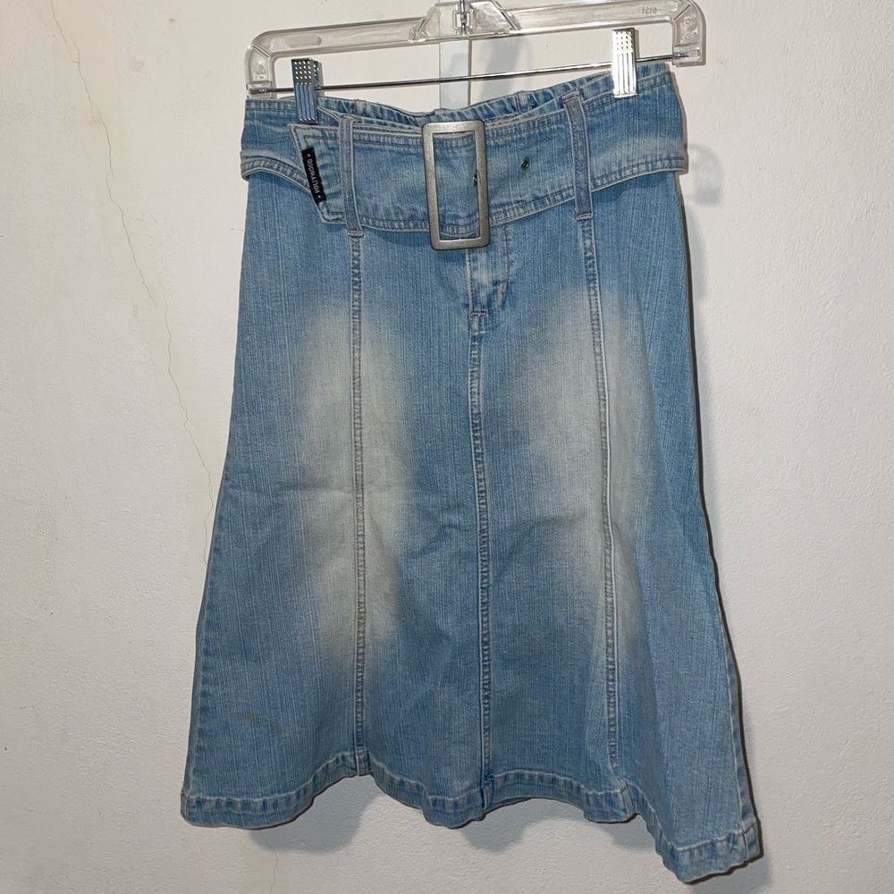 Y2K Hollywood Denim Blue Women's Skirt